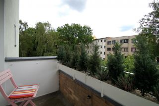 Ausblick vom Balkon