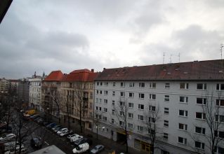 Blick vom Balkon